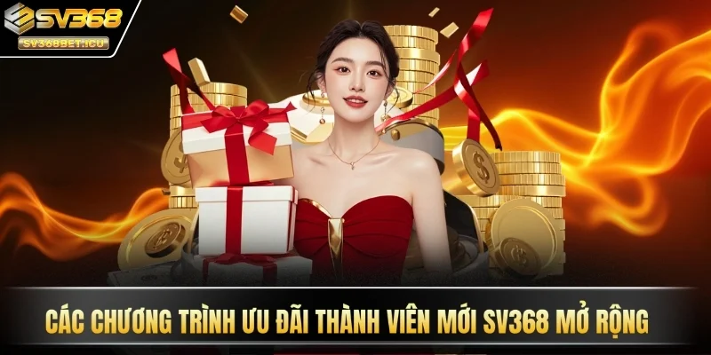 Các chương trình ưu đãi thành viên mới SV368 mở rộng